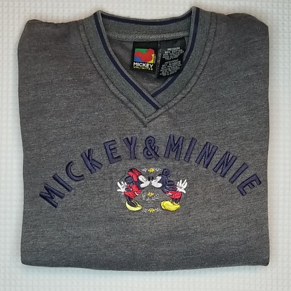 Vintage Embroidered Mickey Mouse Sweater - Picture 1 of 7